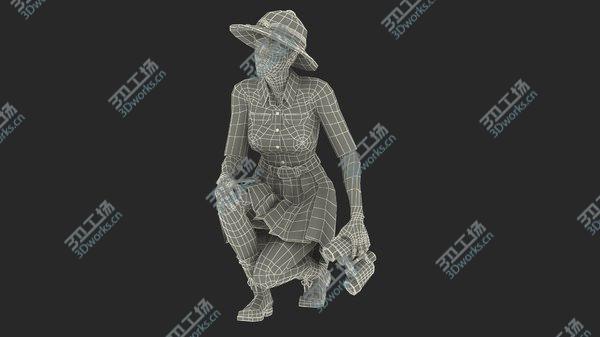 images/goods_img/20210312/Women in Safari Costume Crouching Pose 3D model/3.jpg